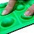 Aplique 3D Interativo Pop IT Verde em EVA - Imagem 3