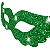 Aplique Glitter Carnaval Máscaras Grande Modelo 01 - 5 Un - Imagem 3