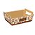 Cesta de Cartão Tons de Chocolate M 22X15X9 - 1 Un - Imagem 1