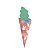 Caixa Cone Cenoura Os Coelhinhos M 6,5X6,5X26,5 - 10 Un - Imagem 1