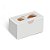 Caixa Para 6 Brigadeiros Branco 12,8x8,5x4,5cm - 10 Un - Imagem 1