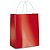 Sacola Laminada Vermelho Metal Brilho P 21,5X15X8 - 10 Un - Imagem 1