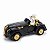 Coelho Decorativo Resina Dirigindo Carro Preto e Branco 10x8x21 - 1 Un - Imagem 1