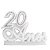 Vela Alchester Strass Branca - 20 Anos - Imagem 1