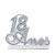Vela Alchester Strass Prata - 18 Anos - Imagem 1