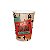 Copo Papel Junina Kraft 240ml - 8 Un - Imagem 1