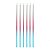 Vela Palito Degradê Azul e Rosa 15cm - V189 - 6 Un - Imagem 1