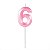 Vela Design Rosa Perolizada Número 6 - VAR06 - Imagem 1