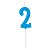 Vela Pick Azul Número 2 - VCA02 - Imagem 1