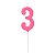 Vela Pick Rosa Número 3 - VCR03 - Imagem 1