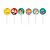 Pick Decorativo Looney Tunes Sortido - 12 Un - Imagem 1