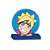 Silhueta Decorativa Madeira Boruto P - Imagem 1
