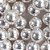 Confeito Sugar Beads Perolizados Prata 10mm 100G - Imagem 1