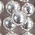 Confeito Sugar Beads Perolizados Prata 14mm 100G - Imagem 1