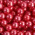 Confeito Sugar Beads Perolizados Vermelho 10mm 100G - Imagem 1