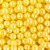 Confeito Sugar Beads Perolizados Amarelo 6mm 100G - Imagem 1