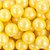 Confeito Sugar Beads Perolizados Amarelo 10mm 100G - Imagem 1