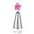 Bicos para Confeitar Flor de Pitanga Aço Inox Nº224 - Cromus Allonsy - Imagem 2