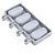 Forma de Silicone 19,7X11,5X2,4cm Picole Cakesicle 4 Cavidades - Cromus Allonsy - Imagem 1