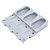 Forma de Silicone 19X19,5X2,6cm Picole Cakesicle 3 Cavidades - Cromus Allonsy - Imagem 1