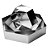 Molde e Cortador Aço Inox Hexag 25,5X22X5cm - Fixo - Cromus Allonsy - Imagem 1
