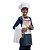 Uniforme Infantil Conjunto Chef Menino - 3 Un - Cromus Allonsy - Imagem 1