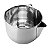 Coador Tigela 18,5X17X10 - Aço Inox Prata - Imagem 1