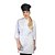 Uniforme Adulto Chapeu de Chef Unissex Pto 30X20cm - Cromus Allonsy - Imagem 1