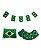 Bandeirinha Plástica do Brasil - 10 metros - Imagem 1