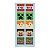 Adesivo Quadrado Minecraft 10X23 - 30 Un - Imagem 1