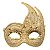 Máscara Viena Ouro Adulto - Imagem 1