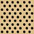 Saco Perolado 20X29 Pretty Poá Kraft/Preto - 50 Un - Imagem 1