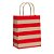 Sacola Papel Pretty List Kraft e Vermelho P 21,5X15X8 - Imagem 1