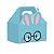 Caixa Maleta Kids Play Azul M 12X8X12 - 10 Un - Imagem 1