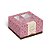 Caixa Para 4 Brigadeiros Gourmet Rosa 8,5x8,5x4,5cm - 10 Un - Imagem 1