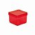 Caixinha de Acrilico Vermelho 4,5X4,5X4 - 8 Un - Imagem 1