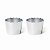 Kit Forminha Cupcake S/Tampa Liso Prata - 20 Un - Imagem 1
