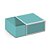 Mini Caixa Quadrada com Luva Azul 6X6X3,5 - 10 Un - Imagem 1