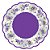 Poli Redondo Talita Roxo 38cm - 50 Un - Imagem 1
