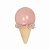 Pote Sorvetinho de Acrilico Rosa - Imagem 2