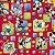 Saco 10X14 Familia Disney Cereja - 100 Un - Imagem 1