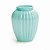 Vaso Decorativo Oval Verde 10X13,5 - Imagem 1
