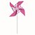 Catavento Liso com Listras Pink G - 8 Un - Imagem 1