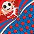 Express Grandes Clubes Azul/Vermelho/Branco 44X44 - 50 Un - Imagem 1