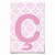 Letra para Faixa Decorativa Ã Rosa - 6 Un - Imagem 1