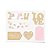 Cartela de Tags Destacaveis Kraft Karina 20,4X16,6 - 2 Un - Imagem 1