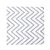 Guardanapo Folha Dupla Estampado Chevron Prateado 32cm X 32cm - Silverplastic - 20 Un - Imagem 1