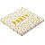 Guardanapo Folha Dupla Estampado Party Dourado 32cm - SilverPlastic - 20un - Imagem 1