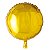 Balão Metalizado Redondo com Canudo Dourado 18" - SilverPlastic - 1 un - Imagem 1