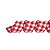 Fita Decorativa Natal Xadrez Vermelha e Branca 6,3 x 9,14m - Imagem 2